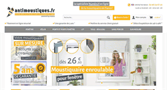 Desktop Screenshot of antimoustiques.fr